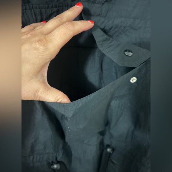 Vintage STX Lacrosse Jacket Black Mens SizeXL Anorak Coat zipped pockets - Picture 8 of 15